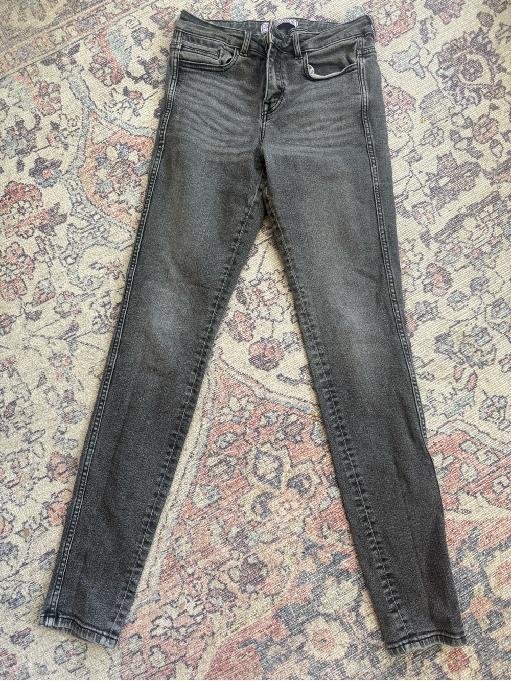 Vintage Rare Guess Women's Skinny Jeans - Washed Gray 90’s 80’s VTG